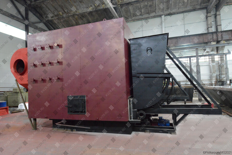 Котел промышленный для отопления с топкой ТШПМ