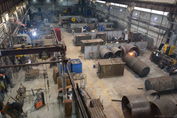 Парогенератор 2000 кг в час 130 С на газе производство